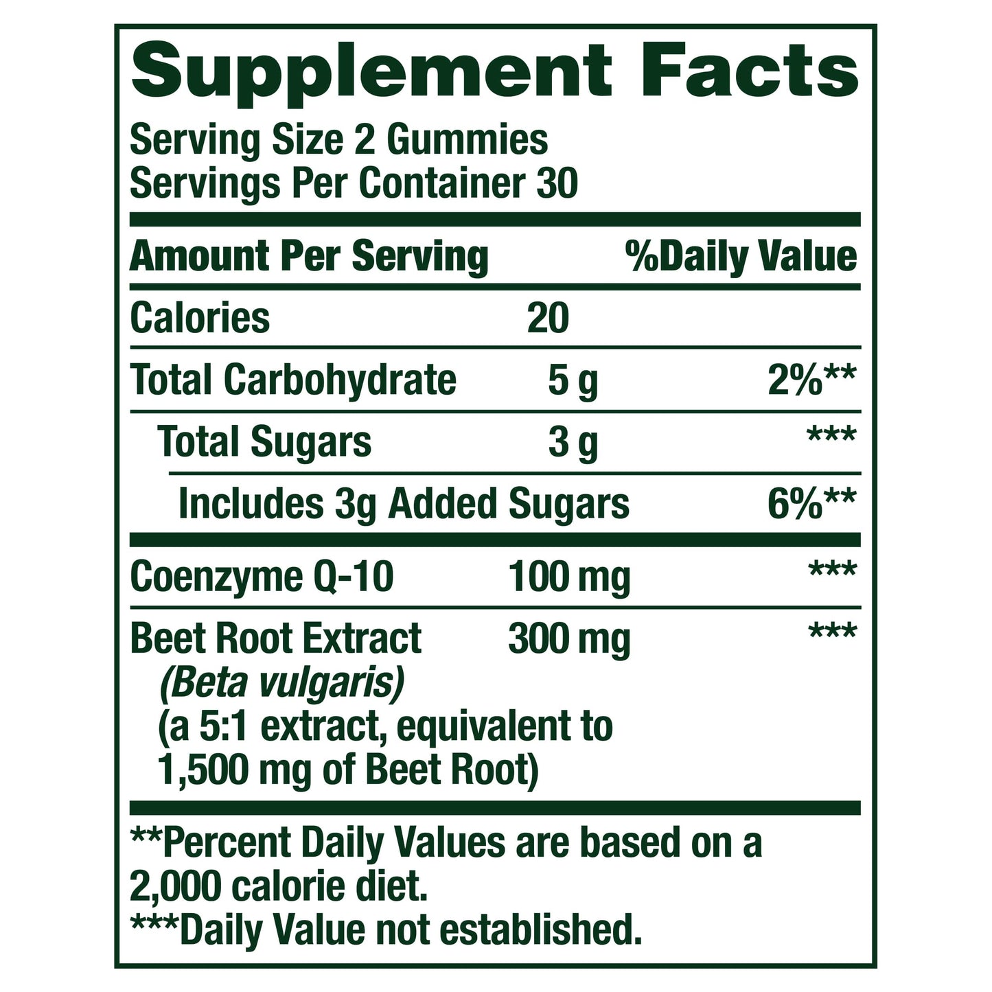BeetBoost bottle—beet + CoQ10 heart gummies in raspberry flavor
