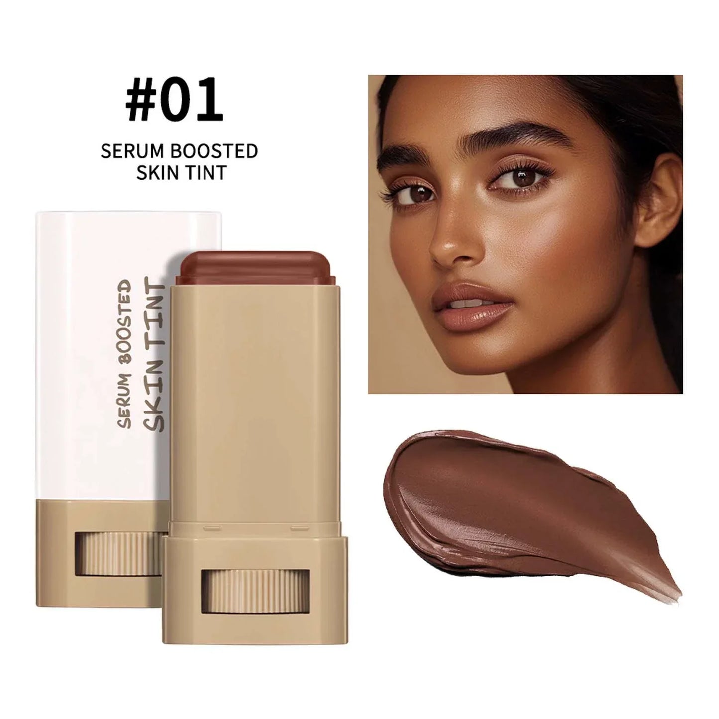 LumiCover high-coverage stick foundation open tube with creamy bullet