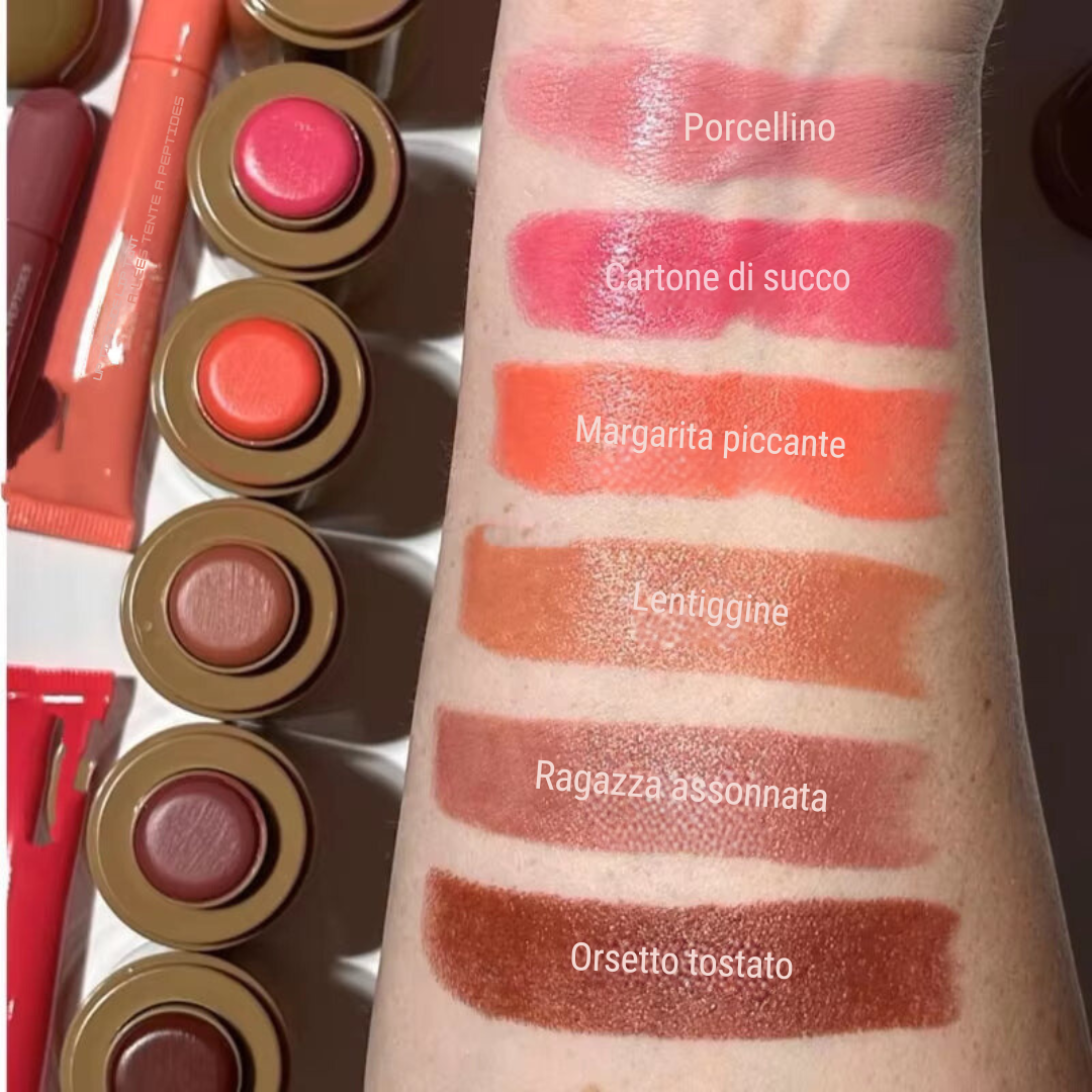 Pocket cream blush stick with buildable, blendable color and a dewy, skin-like finish