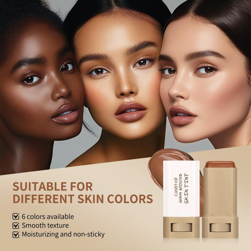 LumiCover high-coverage stick foundation open tube with creamy bullet