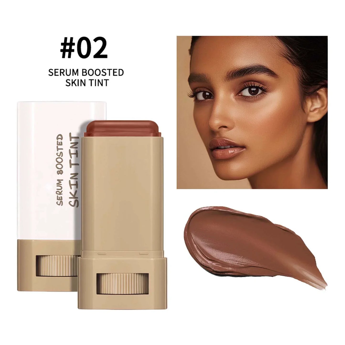 LumiCover high-coverage stick foundation open tube with creamy bullet