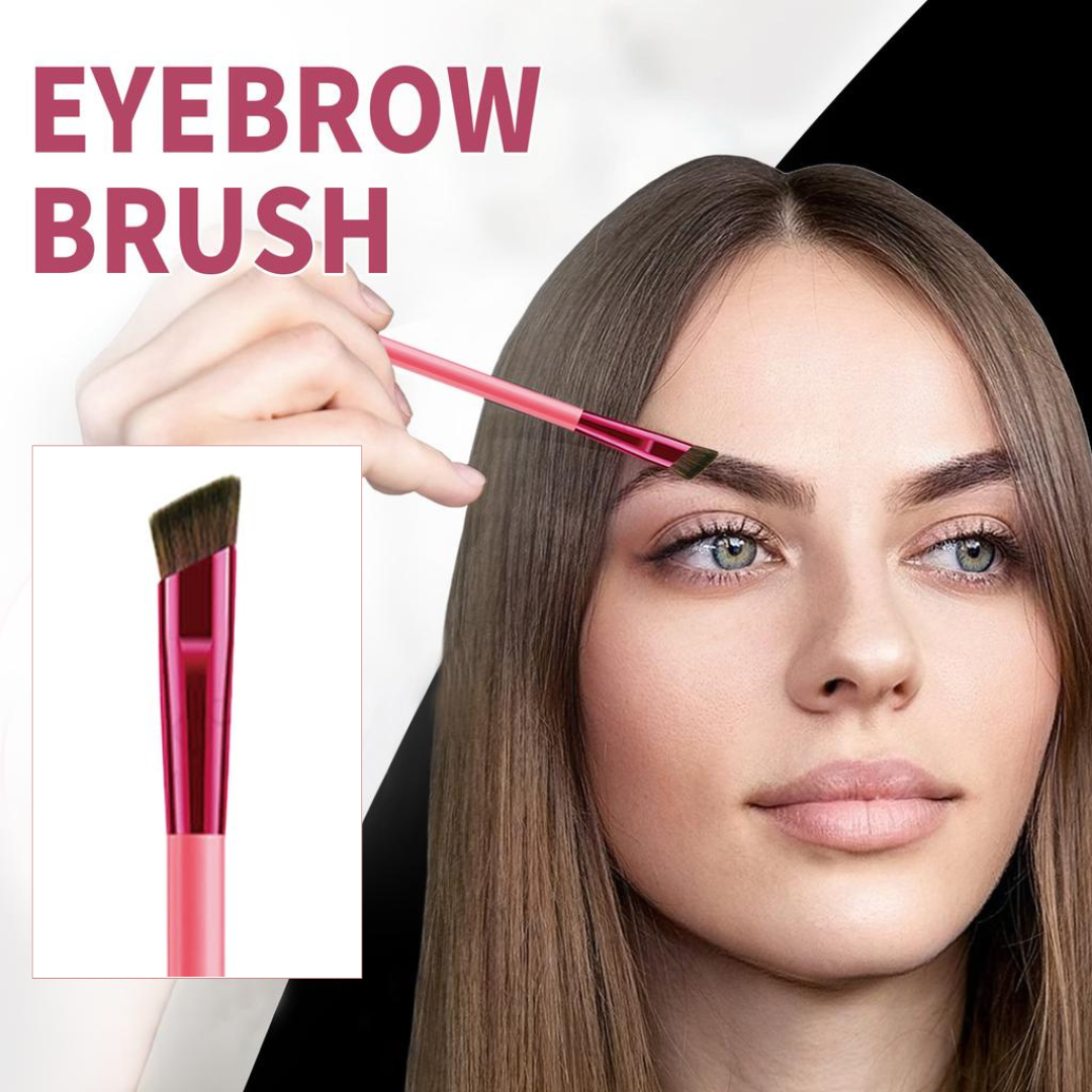 Applying MicroBrow Brush to fill sparse areas for a natural microbladed look