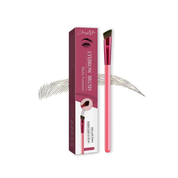 Applying MicroBrow Brush to fill sparse areas for a natural microbladed look