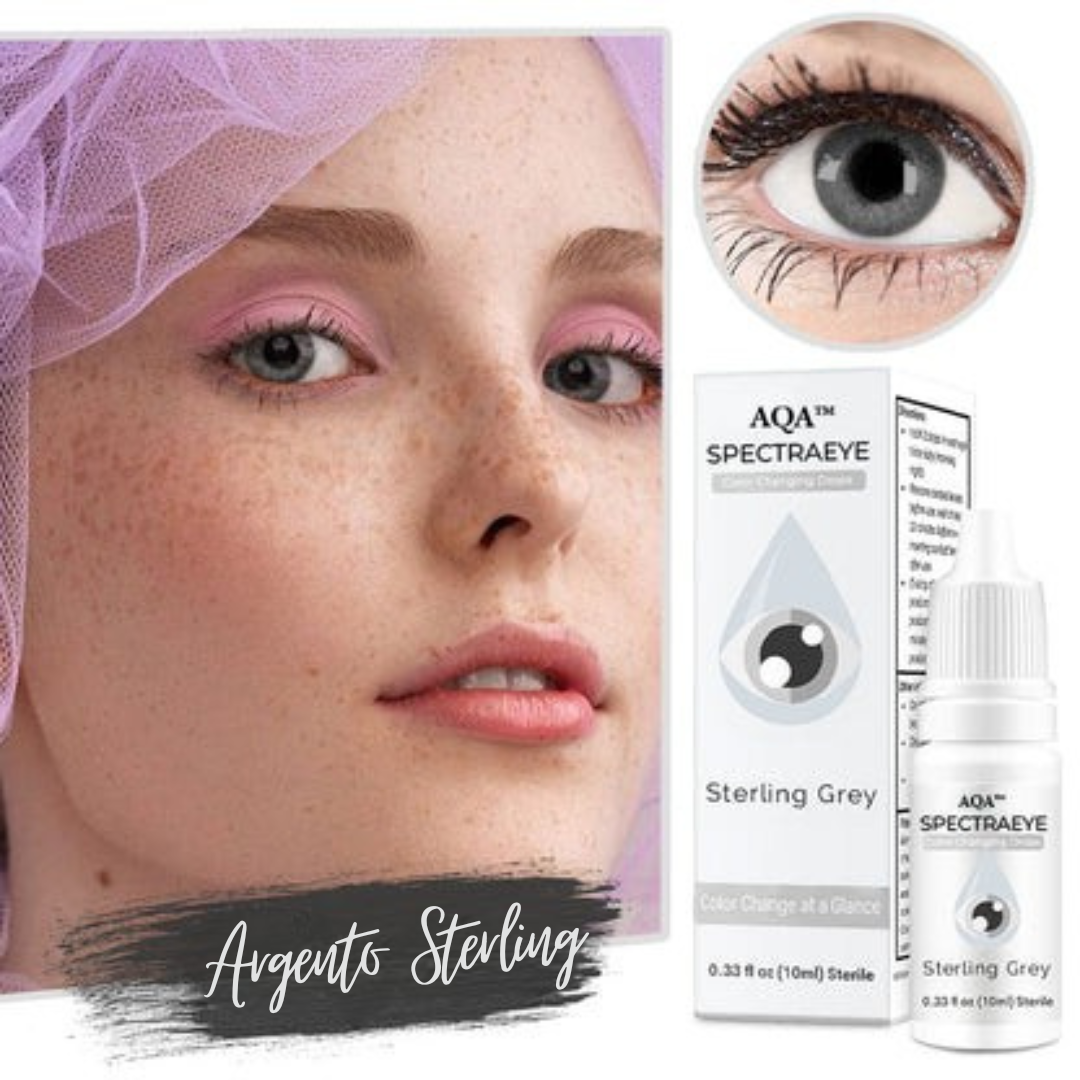 Cosmetic color-enhancing drops that give eyes a temporary brightening and tone-boosting effect