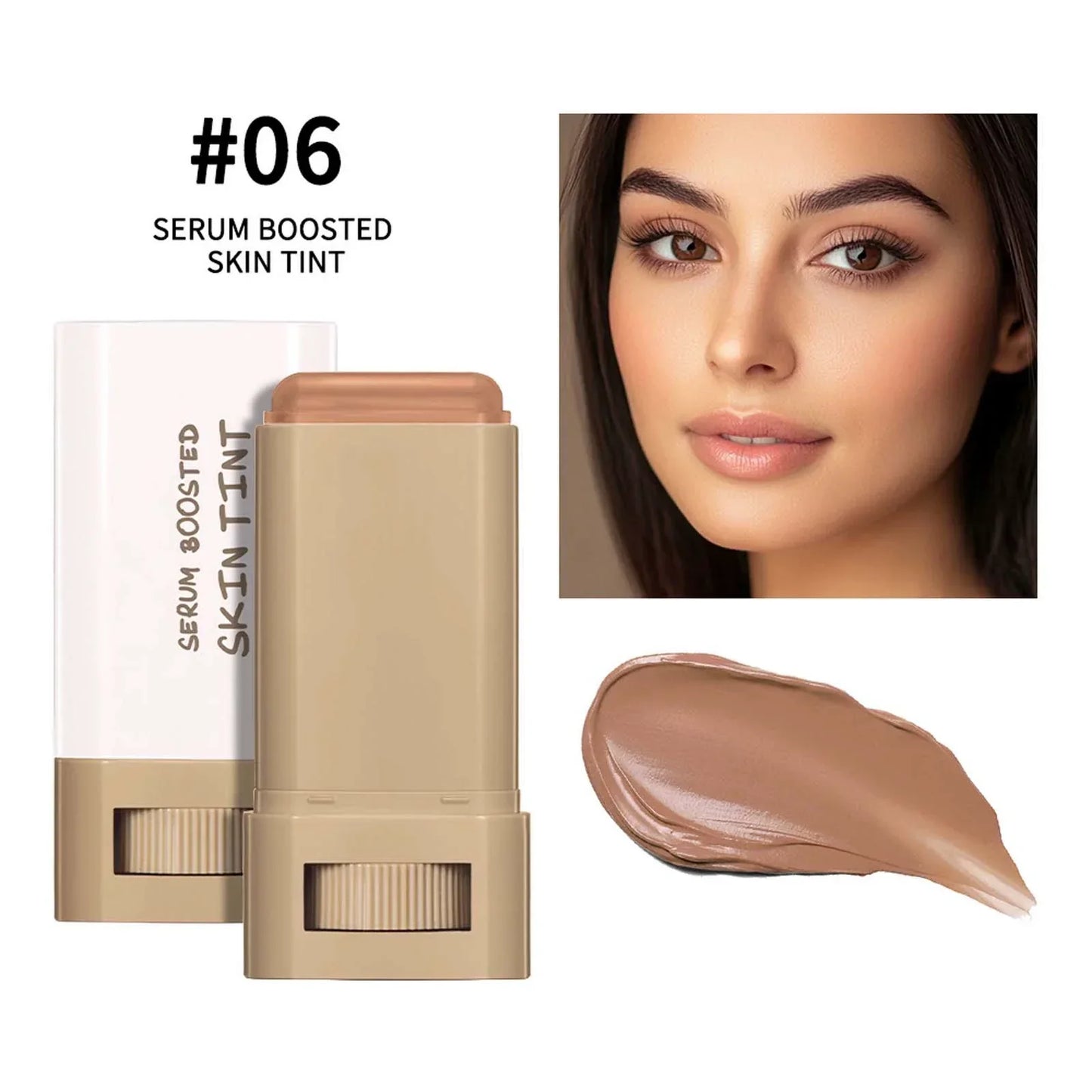 LumiCover high-coverage stick foundation open tube with creamy bullet