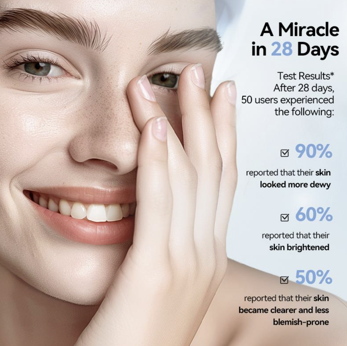 GlassSkin Dewy-Plump Hydration Serum—30 ml clear dropper bottle with glossy texture