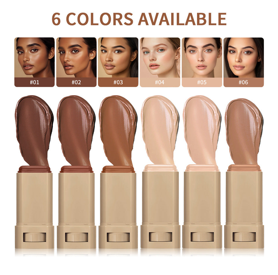 LumiCover high-coverage stick foundation open tube with creamy bullet