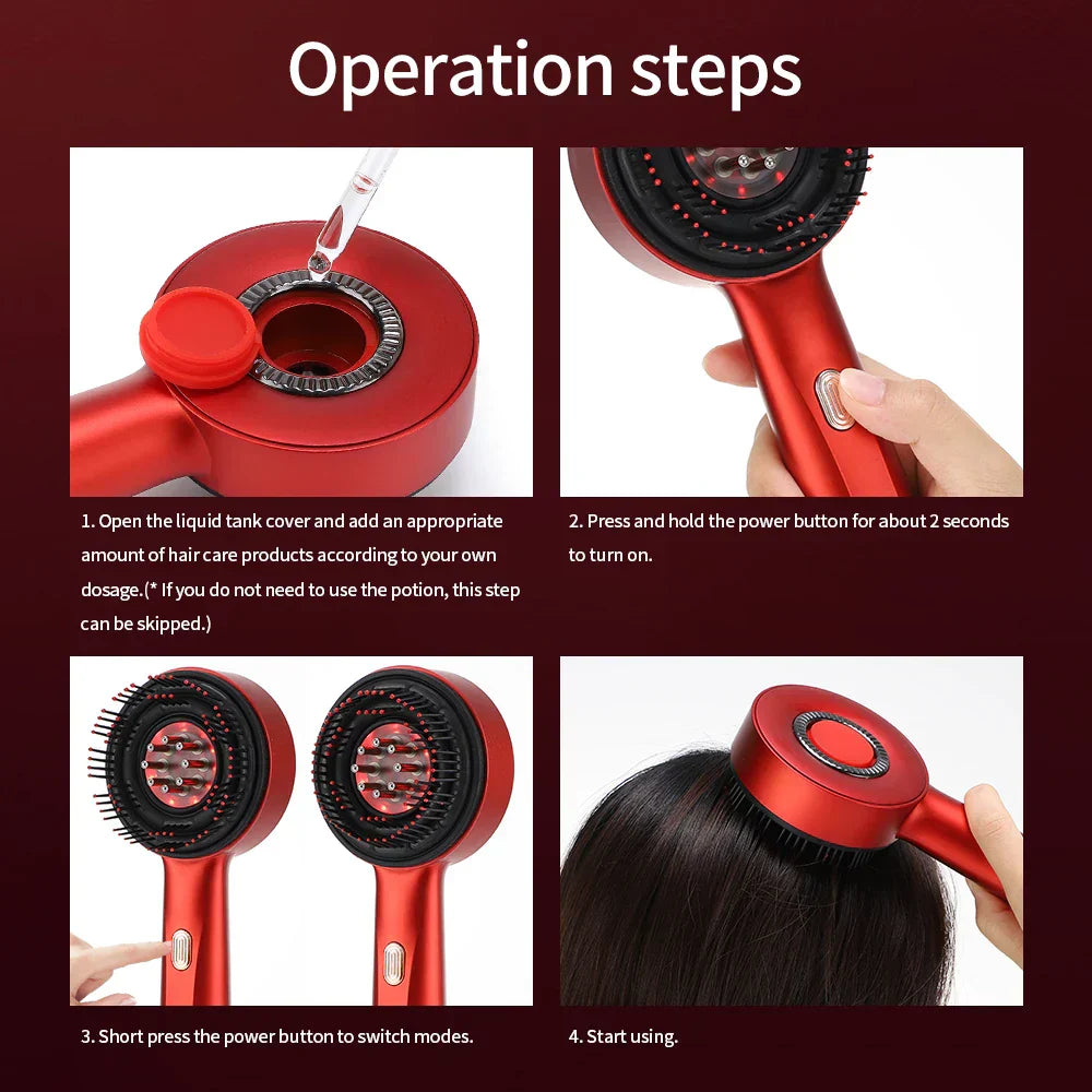 HairLume™ | Red-Light Scalp Massage Brush