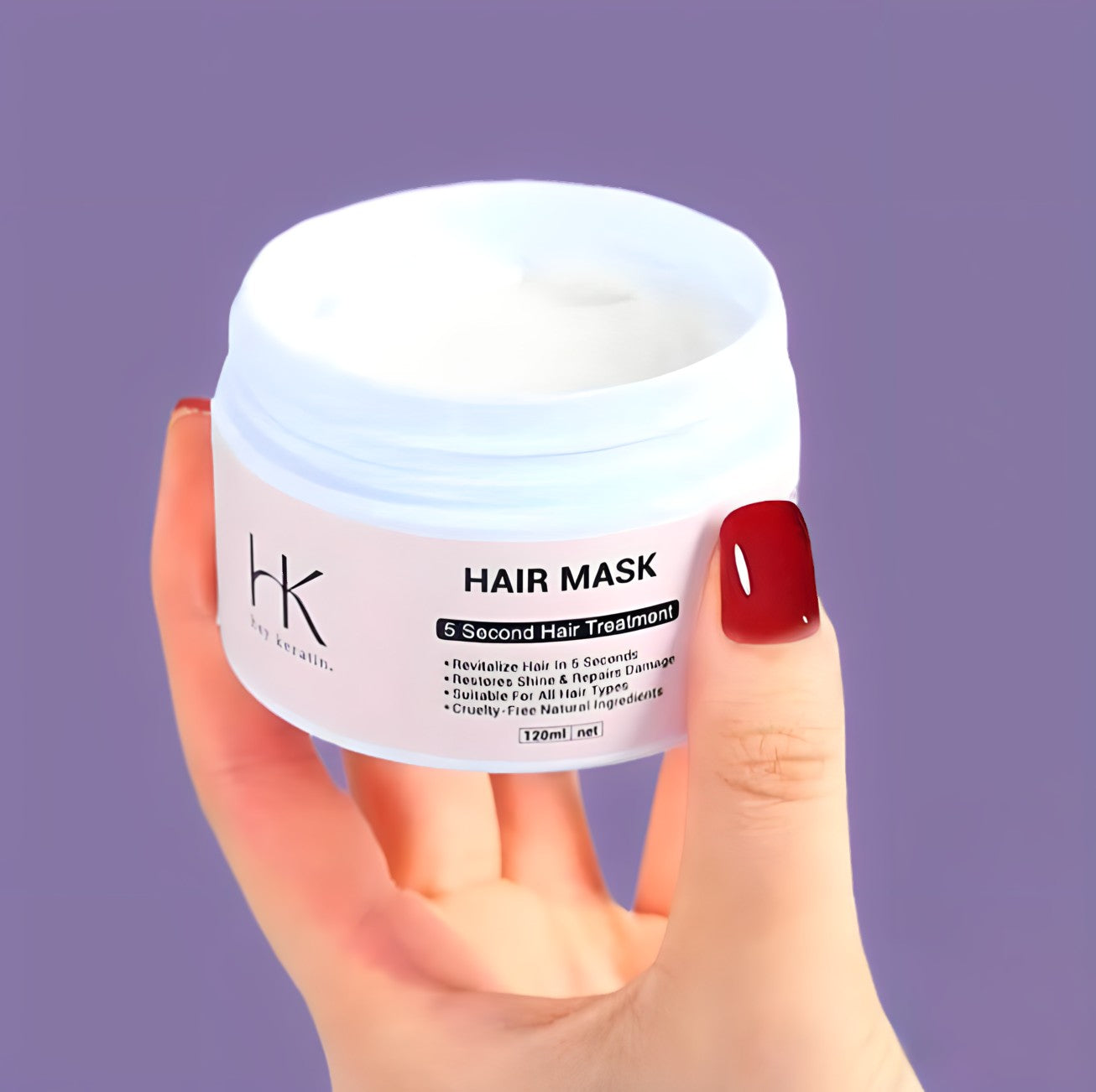 SilkyStrands key ingredients — vegan keratin, ginseng extract, lavender extract