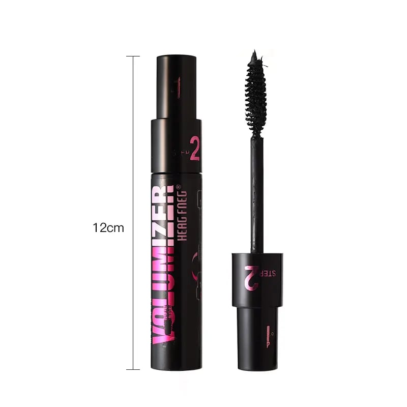 Lift & Volume Duo mascara brush — soft bristles for curling, defining, and lengthening lashes