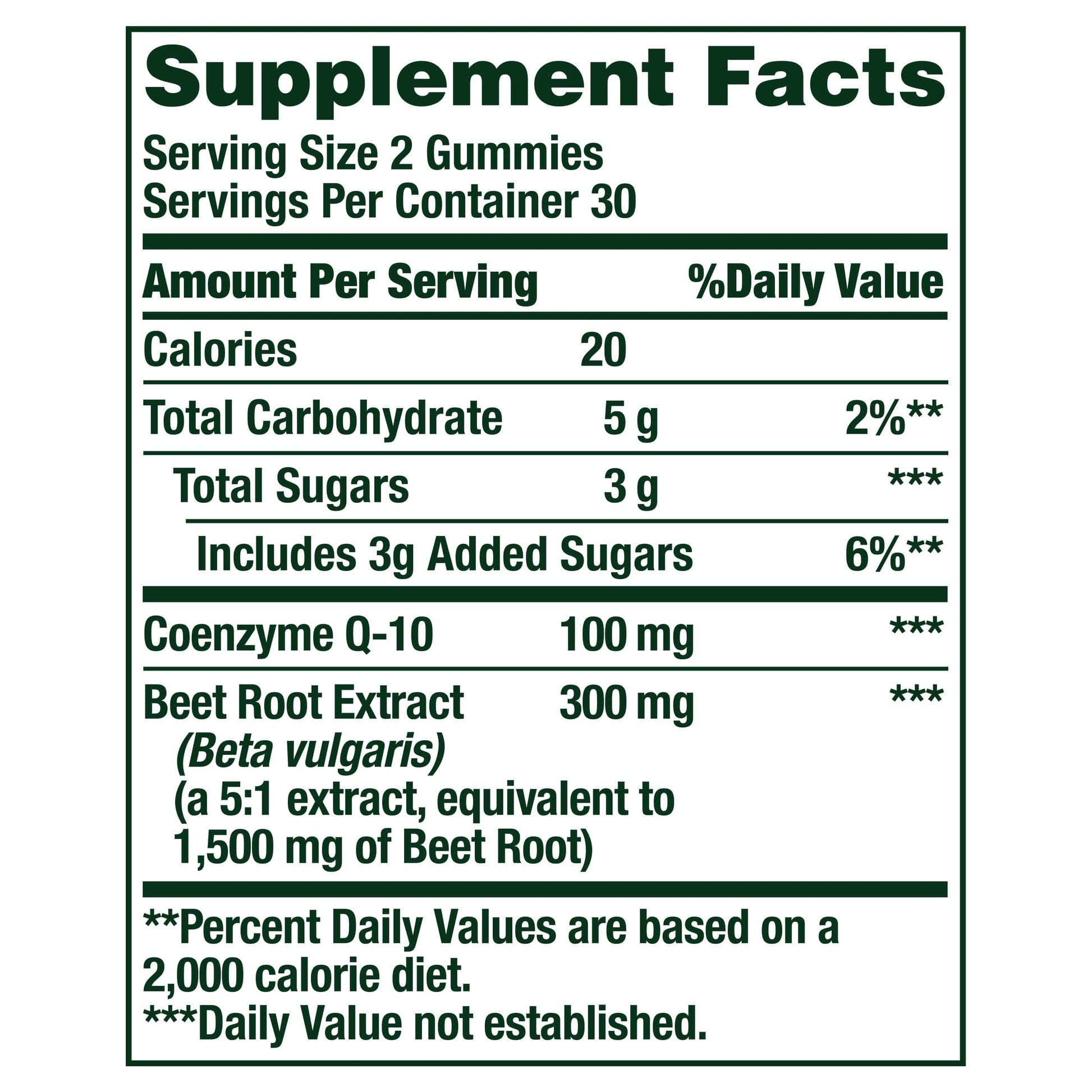 BeetBoost bottle—beet + CoQ10 heart gummies in raspberry flavor