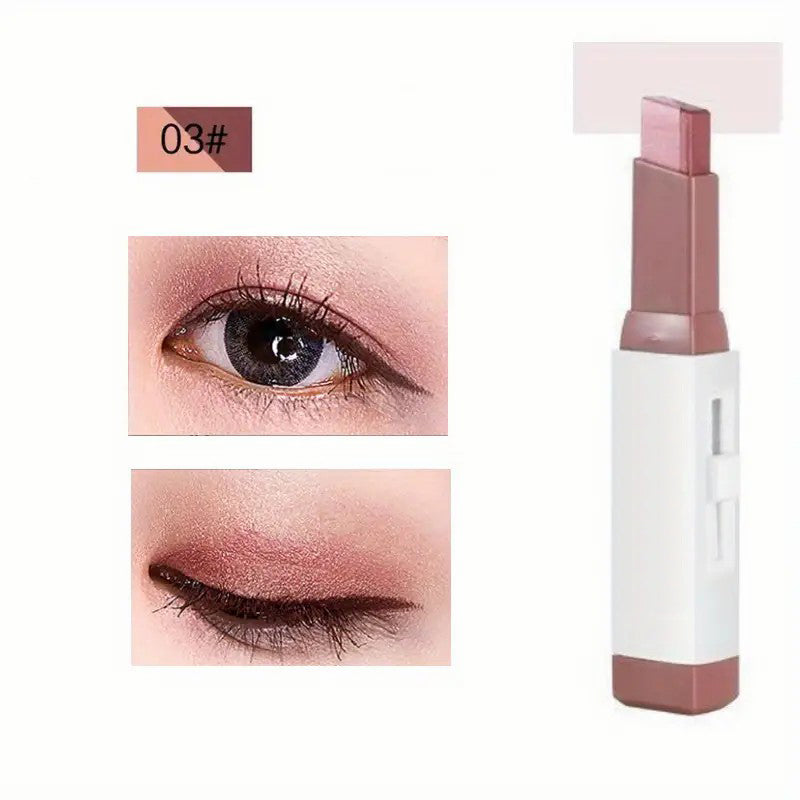 DuoColor two-tone eyeshadow stick showing dual shades