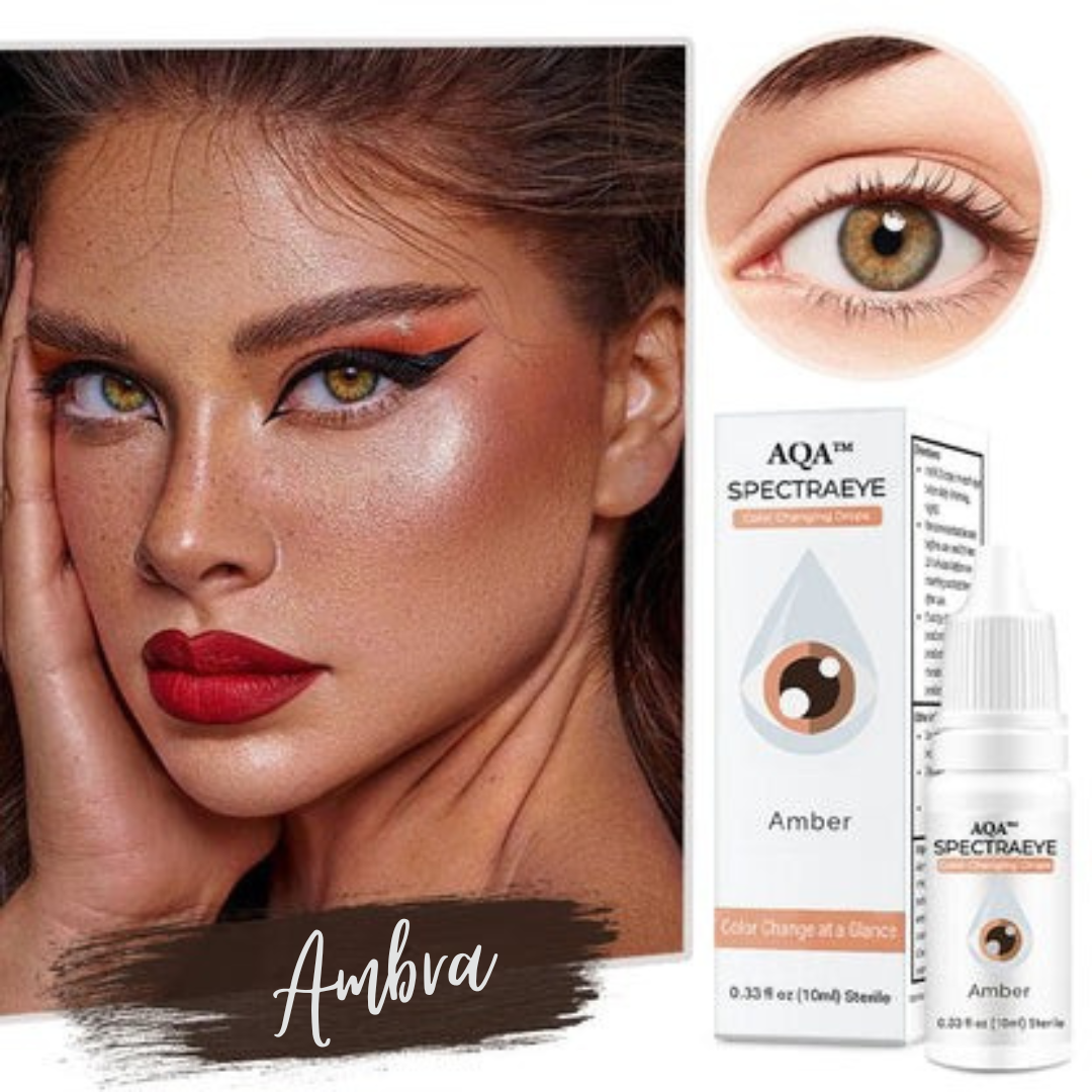 Cosmetic color-enhancing drops that give eyes a temporary brightening and tone-boosting effect