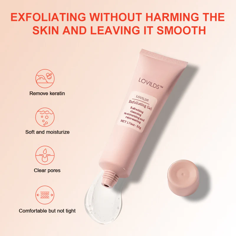 LOVILDS AHA + Enzyme Tone-Polish Gel—50 g / 1.76 oz tube