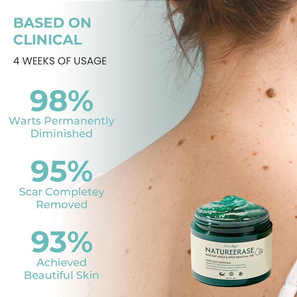Applying NatureErase gel to targeted area on clean skin