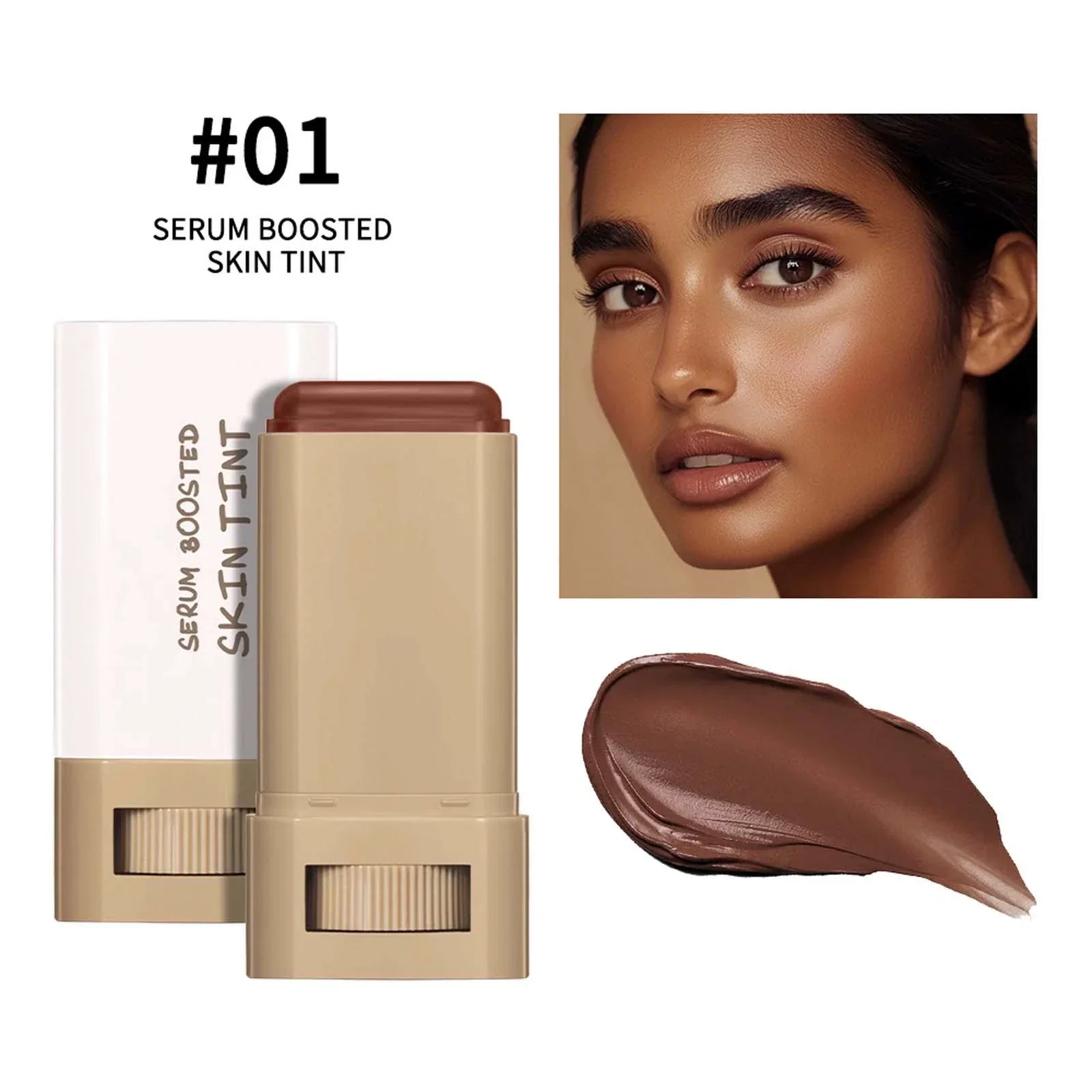 LumiCover high-coverage stick foundation open tube with creamy bullet