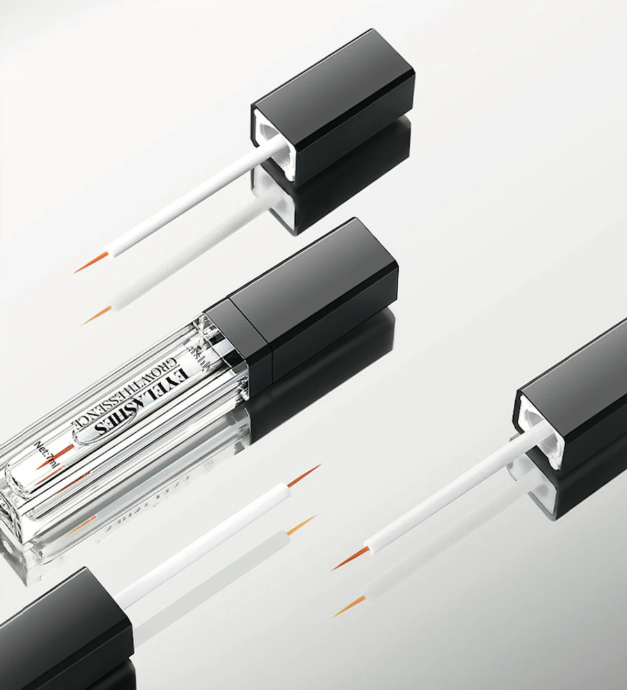 VelvetLash lash serum tube and wand — vegan peptide formula, 3 ml