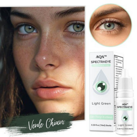Cosmetic color-enhancing drops that give eyes a temporary brightening and tone-boosting effect