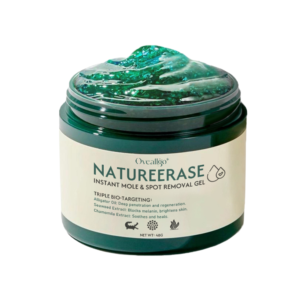 Applying NatureErase gel to targeted area on clean skin