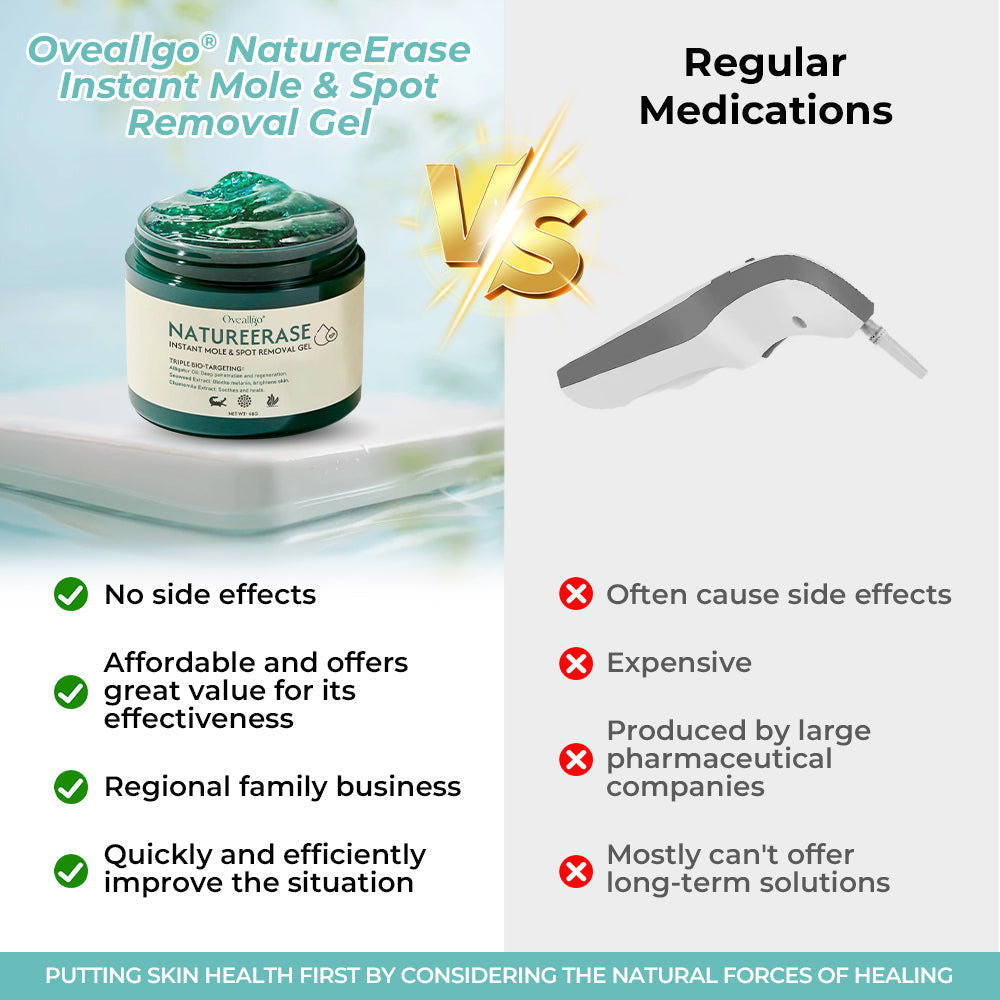 Applying NatureErase gel to targeted area on clean skin