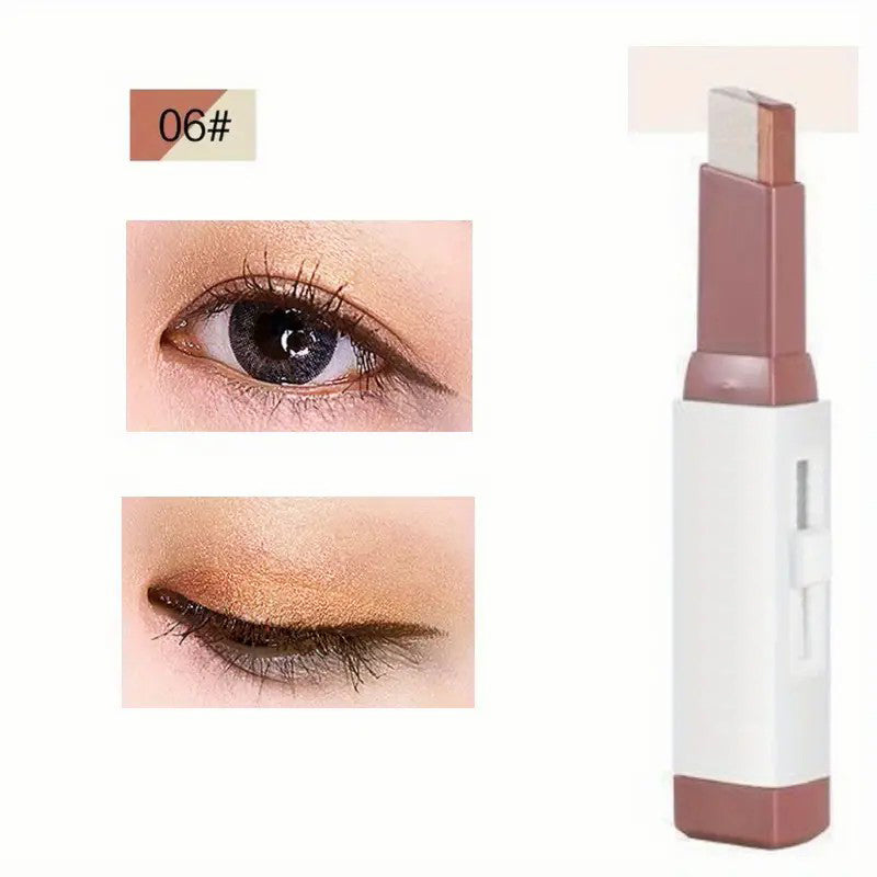 DuoColor two-tone eyeshadow stick showing dual shades