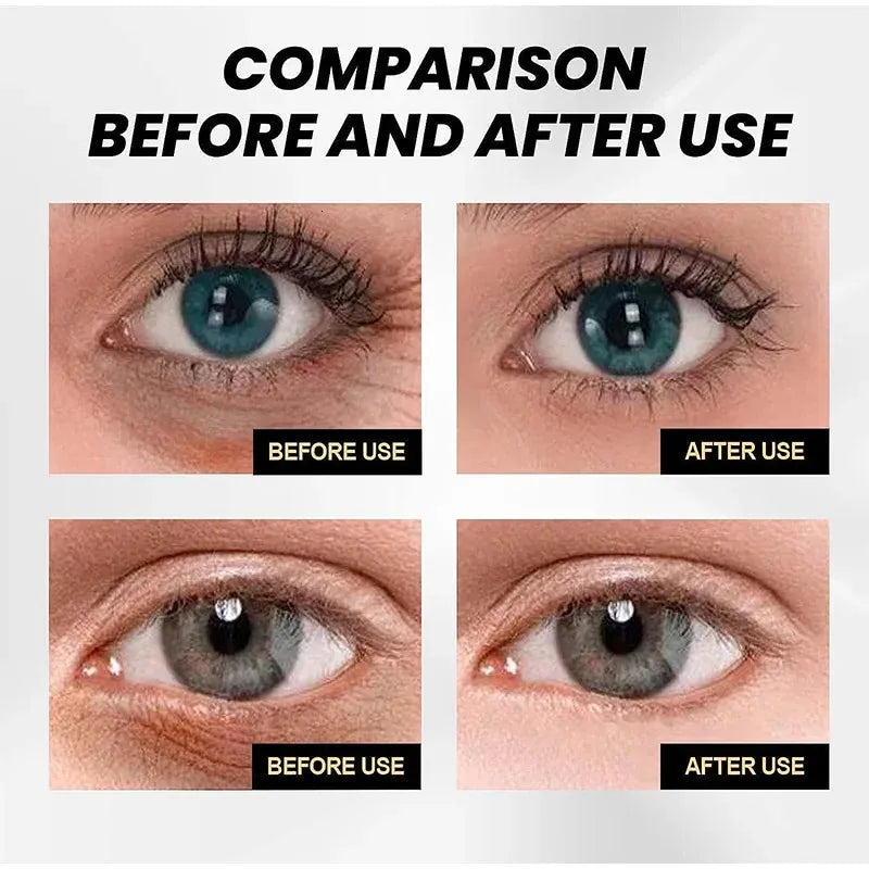 Callouts: removes look of under-eye puffiness, reduces appearance of wrinkles, moisturizes, soothes—Dead Sea minerals