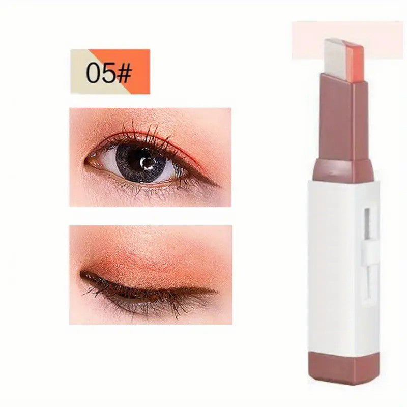 DuoColor two-tone eyeshadow stick showing dual shades