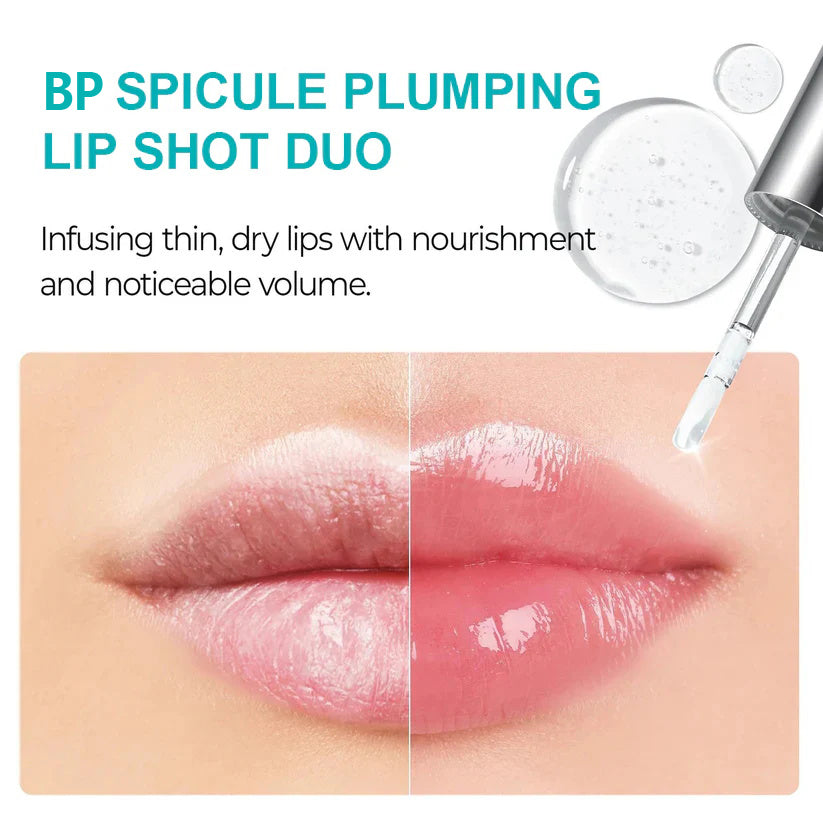 odeiun lip-plumping serum—swatch showing glossy, smooth finish