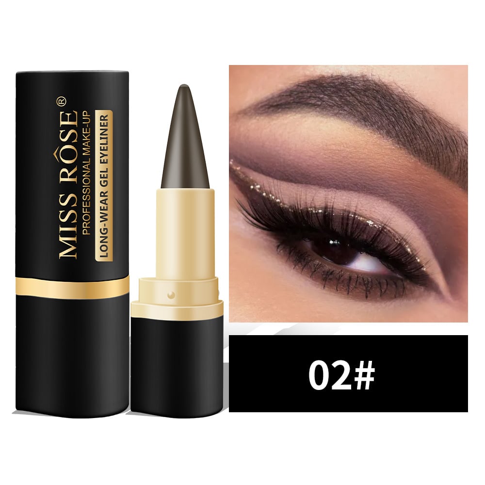 Create crisp lines or smoky wings with smudge- and water-resistant wear that lasts