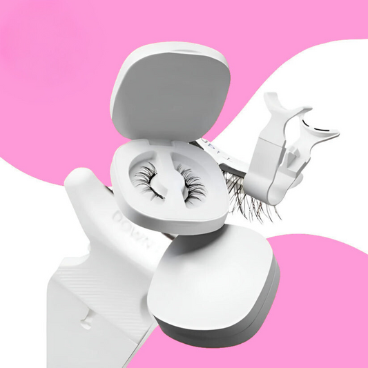 Magnetic, no-glue lashes that snap on in seconds for a natural, lifted look. Lightweight, comfortable, and reusable