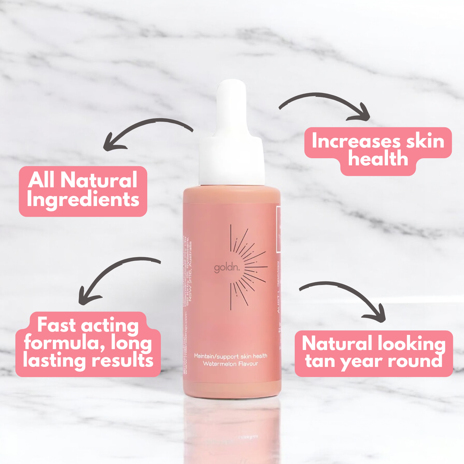 Vegan beauty drops you mix with water to boost a sun-kissed, even-looking glow and a comfortably hydrated look