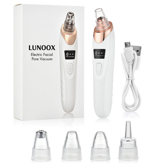 PoreLift Pro five replaceable suction heads for different skin needs