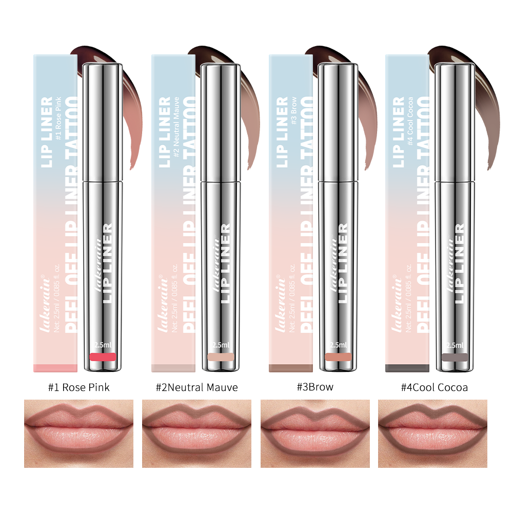 Waterproof lip liner + stain with high-impact pigment and a lightweight matte finish