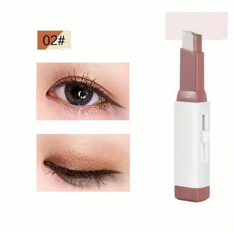 DuoColor two-tone eyeshadow stick showing dual shades