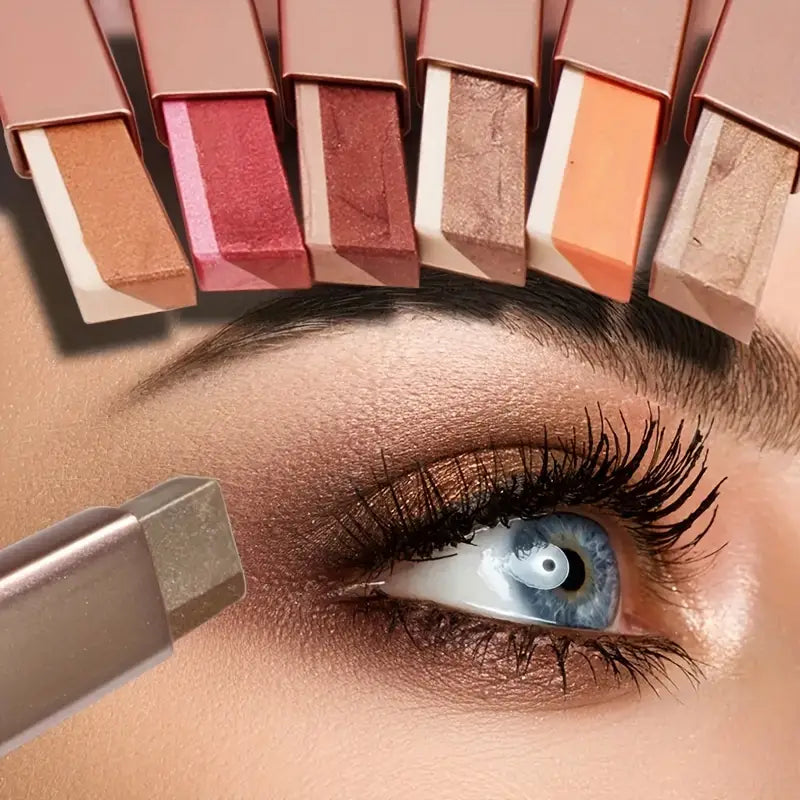 DuoColor two-tone eyeshadow stick showing dual shades