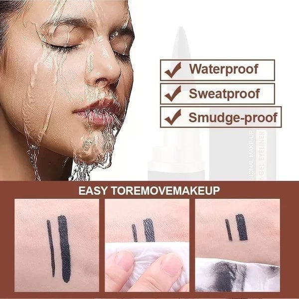 Create crisp lines or smoky wings with smudge- and water-resistant wear that lasts