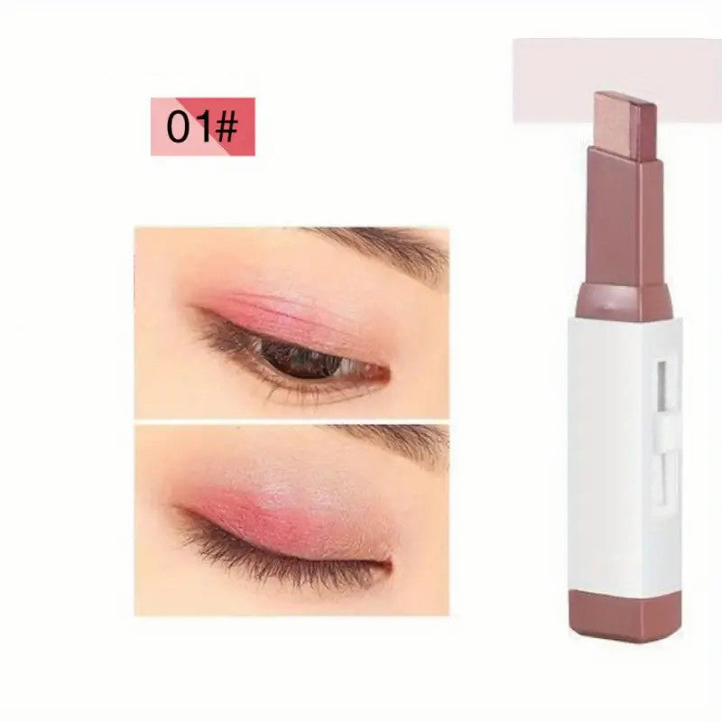 DuoColor two-tone eyeshadow stick showing dual shades