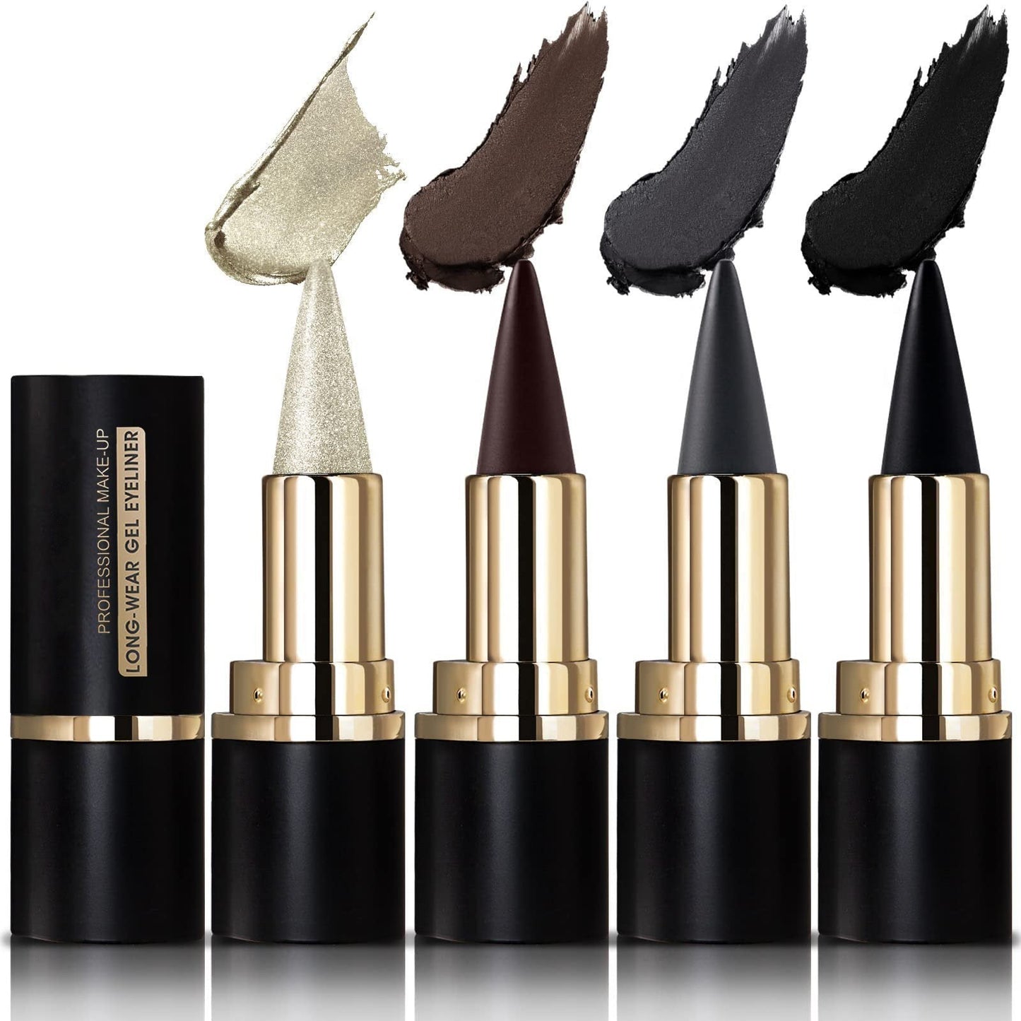Create crisp lines or smoky wings with smudge- and water-resistant wear that lasts