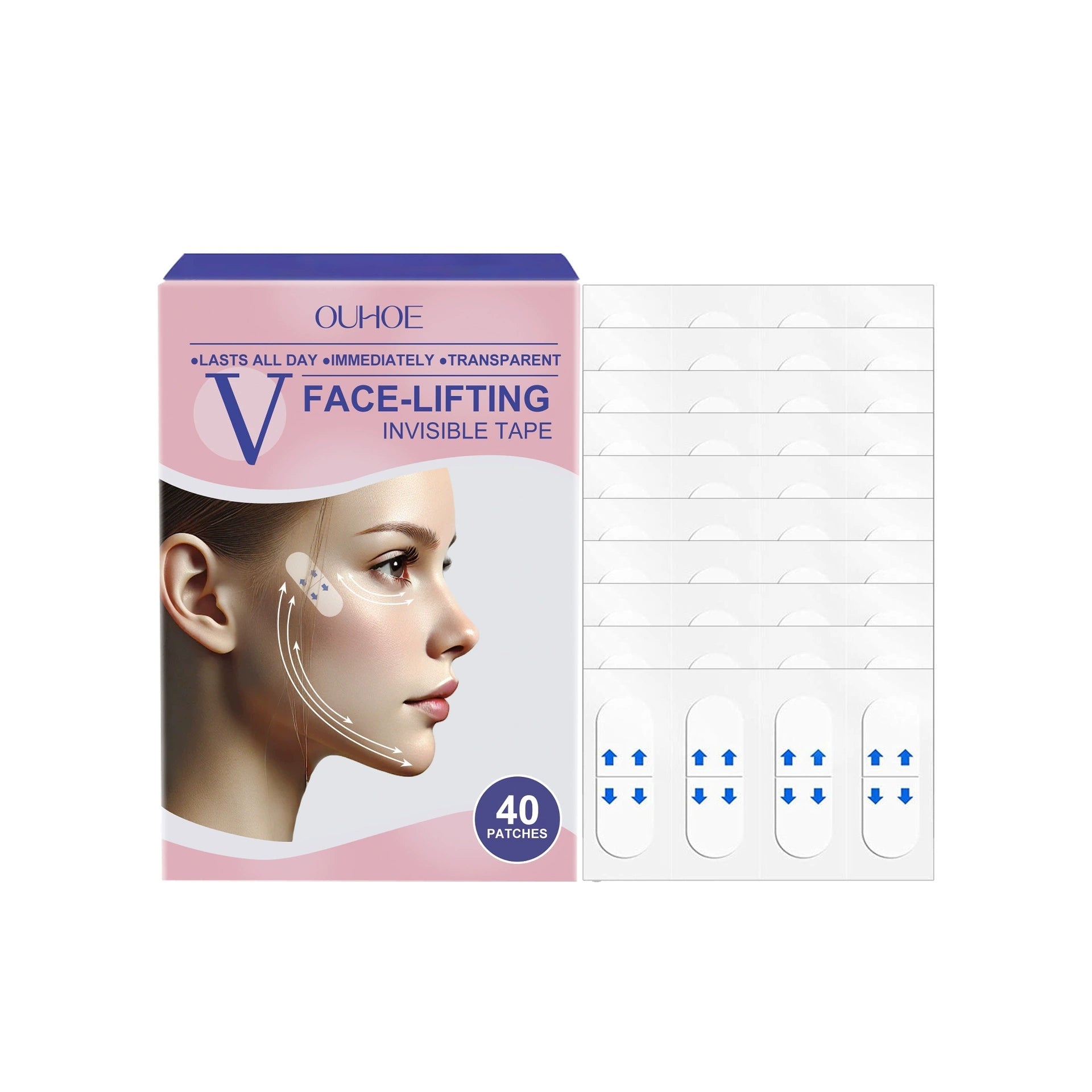 InvisiLift invisible face-lifting tape
