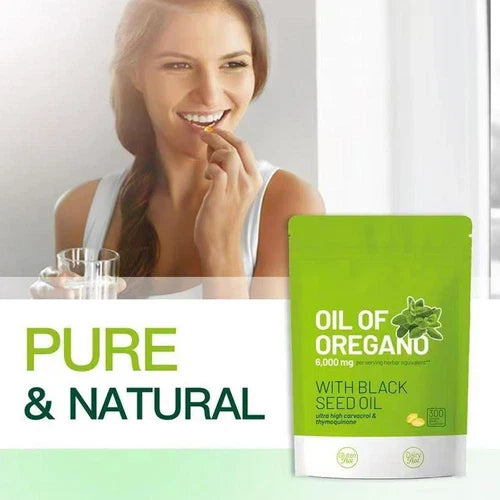 OregaDuo | Oregano + Black Seed Oil Softgels (2-in-1)