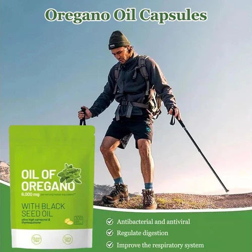 OregaDuo | Oregano + Black Seed Oil Softgels (2-in-1)