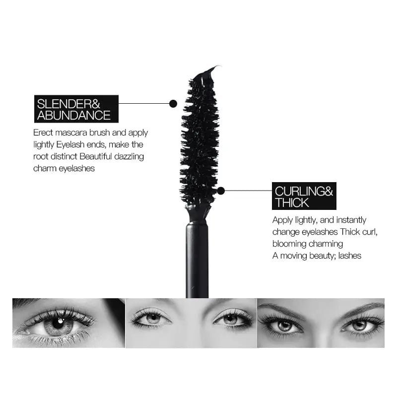 Lift & Volume Duo mascara brush — soft bristles for curling, defining, and lengthening lashes