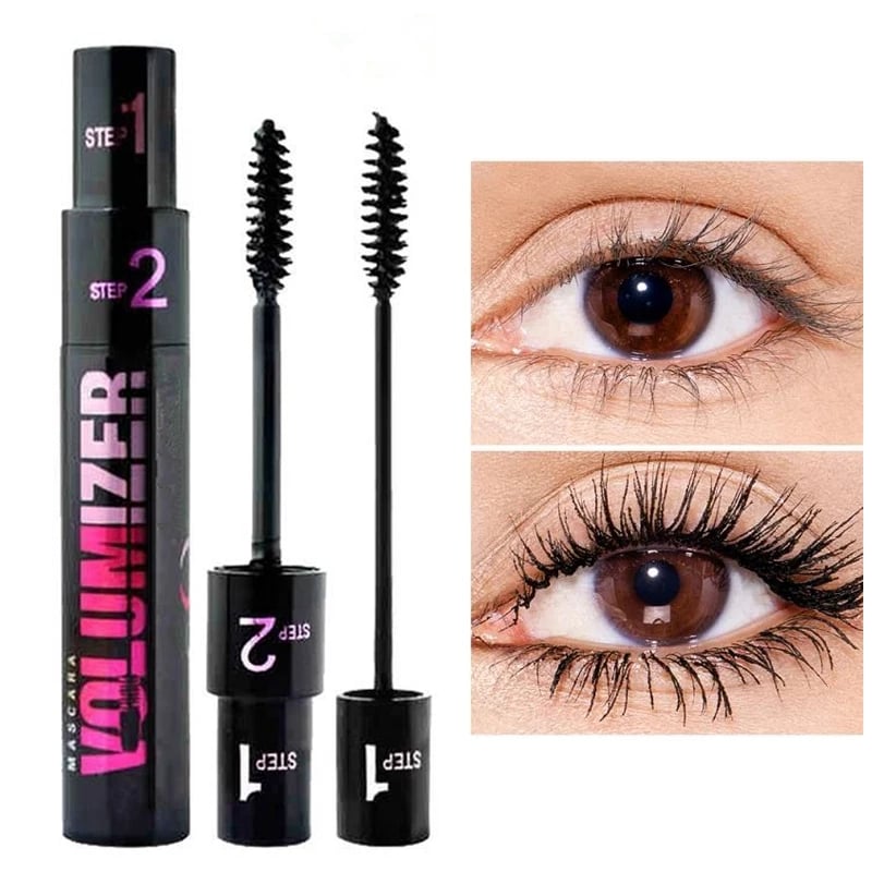 Lift & Volume Duo mascara brush — soft bristles for curling, defining, and lengthening lashes