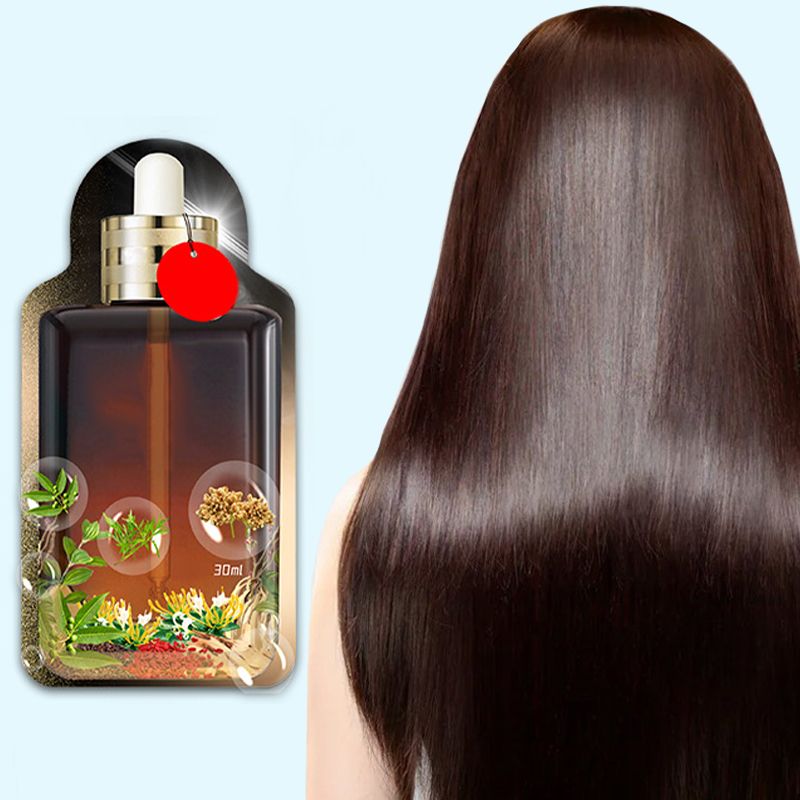 Applying HerbaColor cream to roots for gray coverage