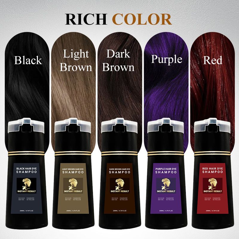 ToneMan instant hair tint shampoo bottle for men